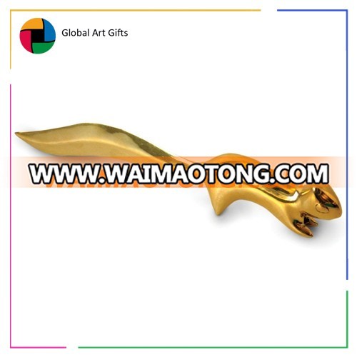 Custom Gold plating letter opener